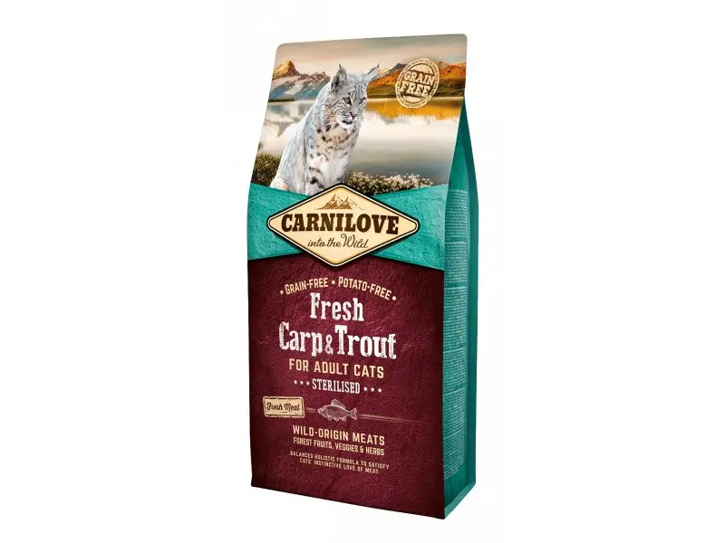 Carnilove Fresh Carp & Trout for Sterilised kassitoit 2 kg