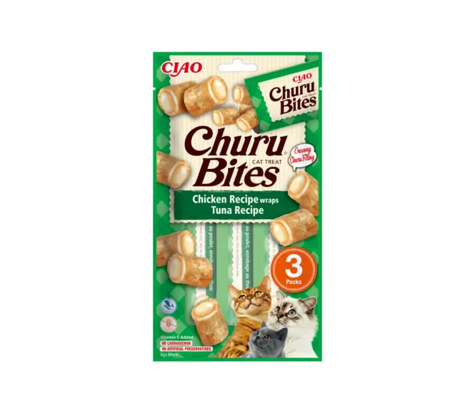 Churu Bites kana ja tuunikala 3x10g