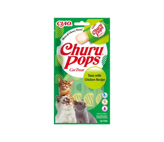 Churu Pops tuunikala ja kana 4x15g