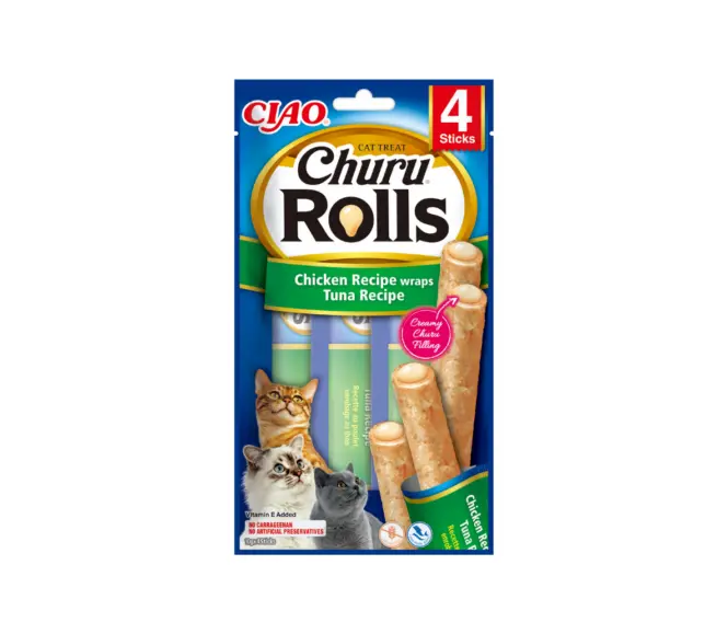 Churu Rolls tuunikala ja kana 4x10g