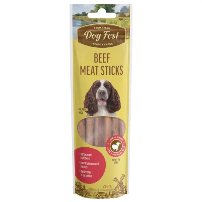 Dog Fest Meat veisepulgad 45g