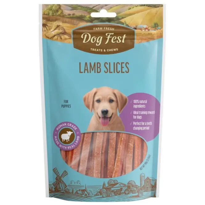 Dog Fest Puppy lambafilee 90g