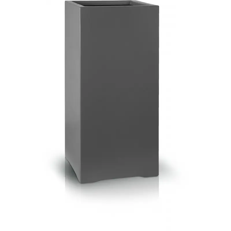 Õuepott fiiberklaasist, hall 75x40cm