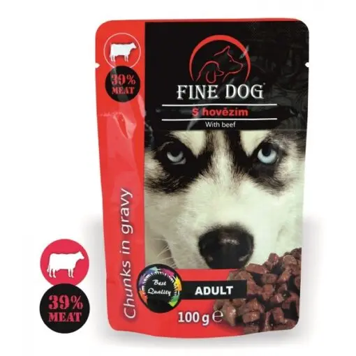 Fine Dog koeraeine  veiseliha kastmes 100g