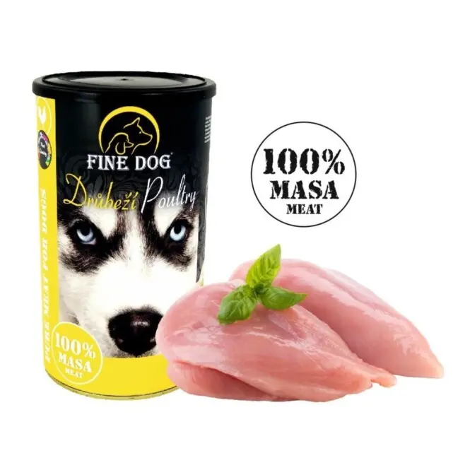 Koerakonserv Fine Dog linnuliha 1200g
