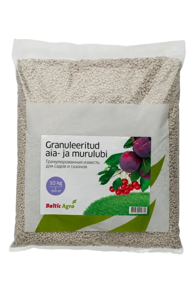 Granuleeritud aia- ja murulubi 10kg