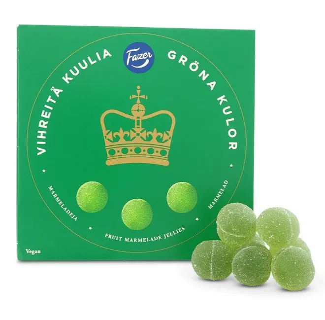 Green Jellies marmelaadikuulid 500g