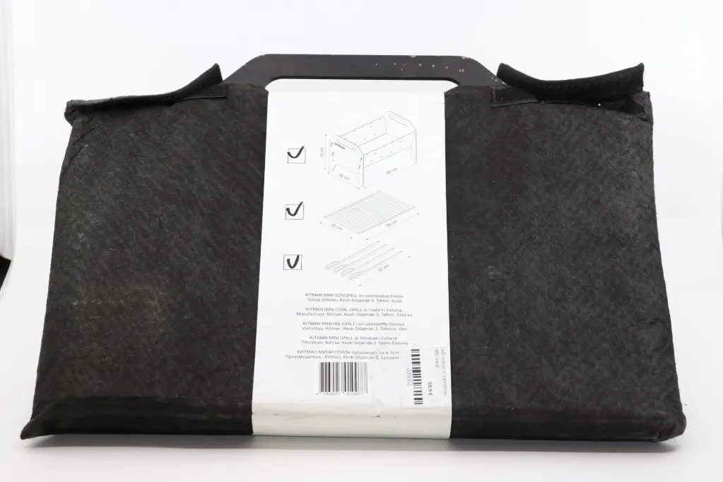Grill restiga ja varrastega (4tk) must