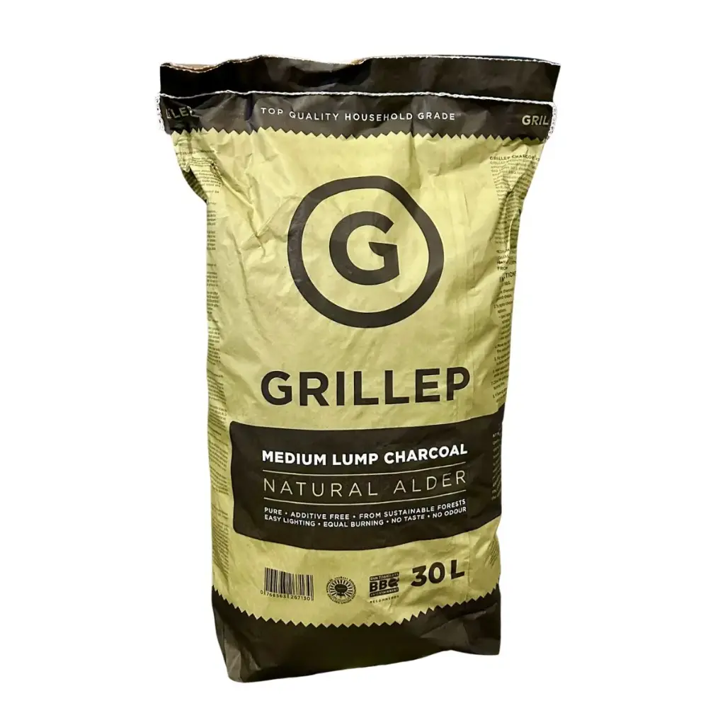Grillep premium keskmisetükiline grillsüsi30L