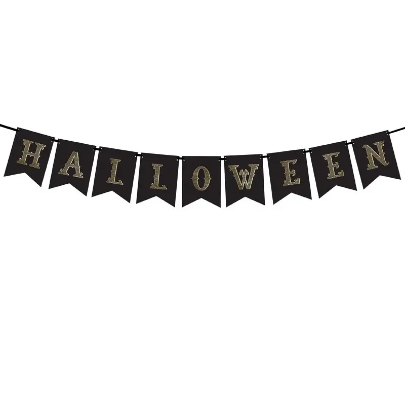 Halloweeni vanik 20x175 cm must