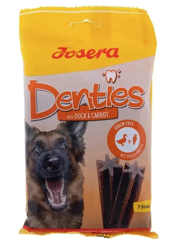 JOSERA Denties Duck with carrot närimispulk koertele 180g