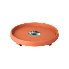 Istutuspoti alus Elho ratastel d35cm oranž