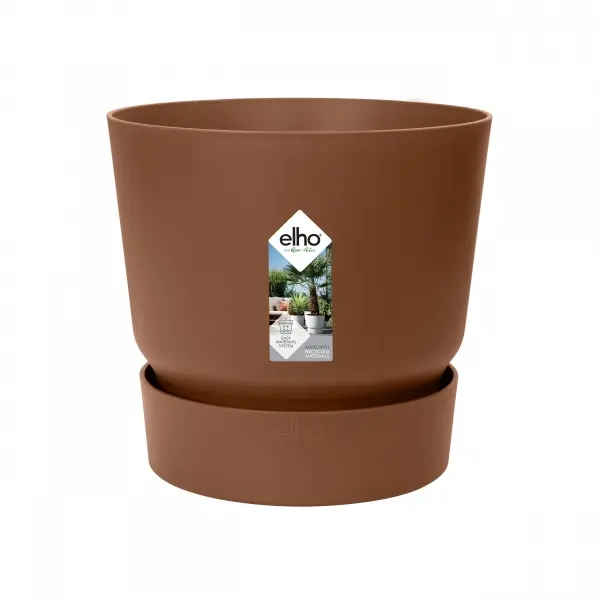 Istutuspott Elho GV alusega d30cm pruun