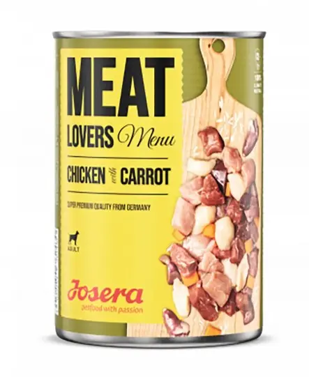 Josera Meat Lovers Menu kana porgandiga konserv koerale 800g