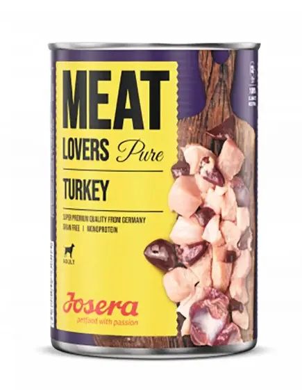 Josera Meat Lovers Pure Turkey konserv koertele 400g