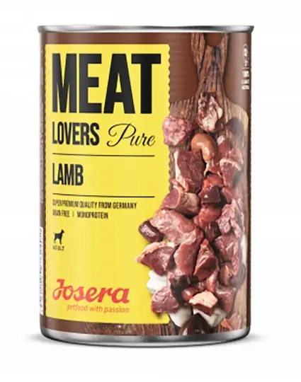 Josera Meat Lovers Pure Lamb konserv koertele 400g