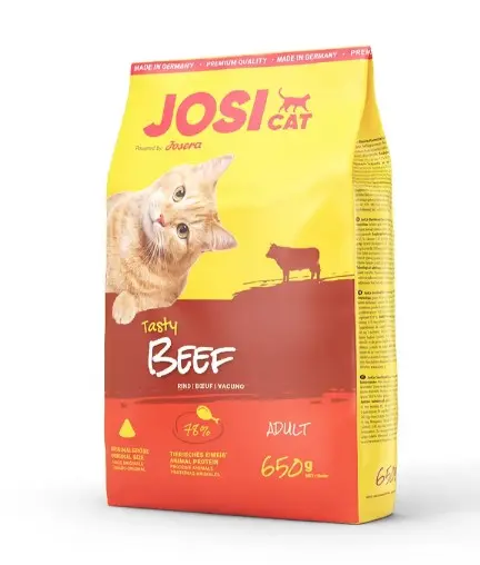 JosiCat Tasty Beef kassitoit 650g