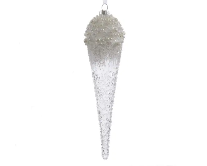 Jõuluehe purikas pärlitega 2tk 5x24cm