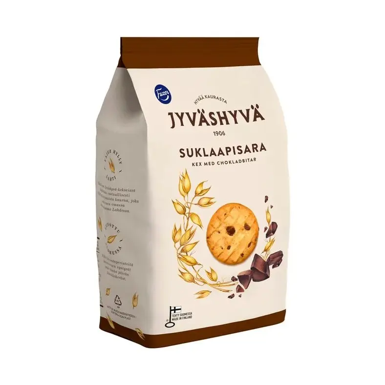 Jyväshyvä küpsised šokolaaditükkidega 350g