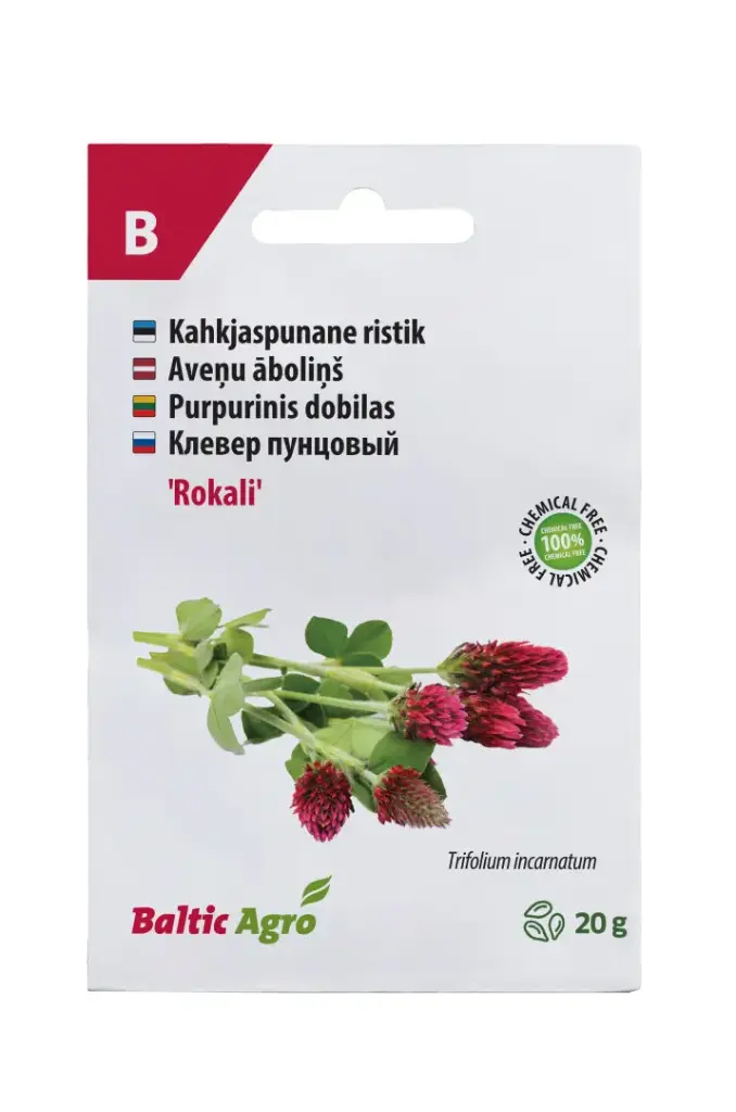 Kahkjaspunane ristik 20g