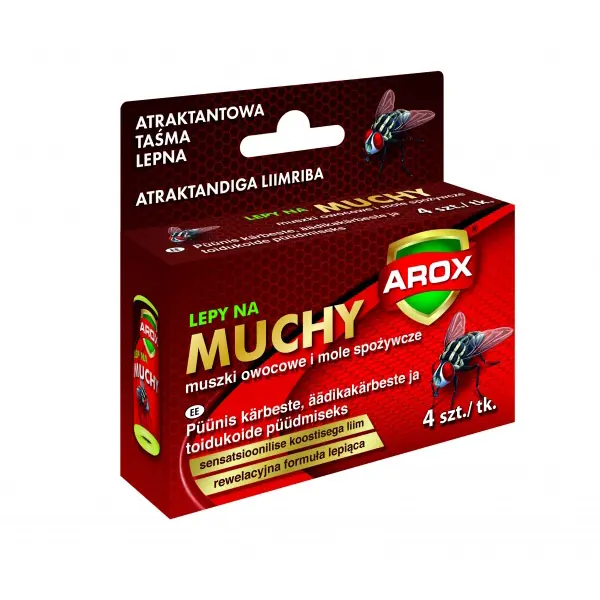 Kärbse paber rullis AROX 4tk/pk