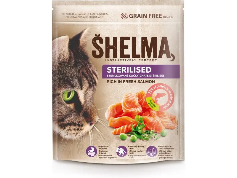 Kassitoit Shelma sterile fresh lõhe 1,4kg