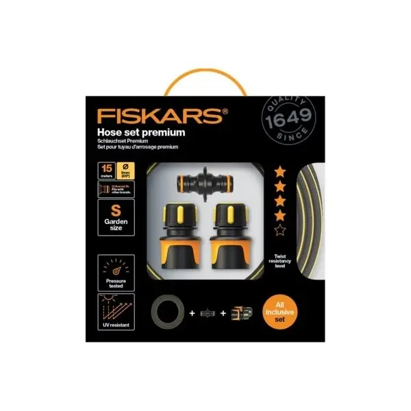 Kastmisvoolikukomplekt Premium 3/8" 15m