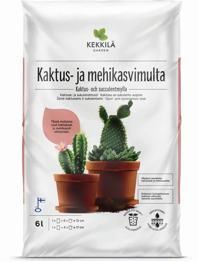 Kekkilä kaktuste ja sukulentide muld