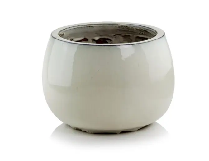 Lillepott Glazed d33 h23cm helehall