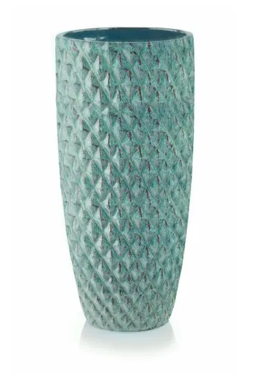 Lillepott Glazed d25 h50cm roheline