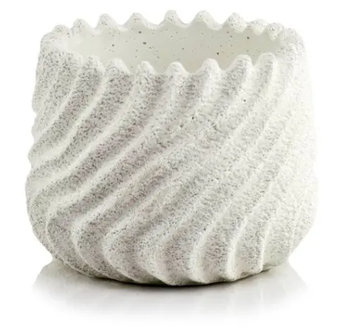 Lillepott Home gardens d17 h14cm valge