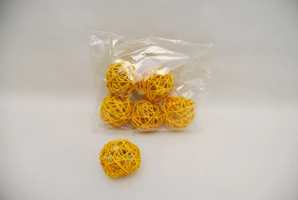 Kerapall 6cm kollane