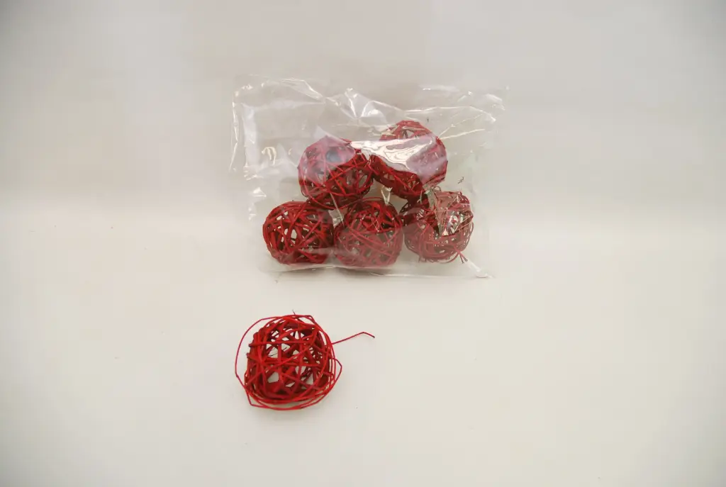 Kerapall 6cm punane