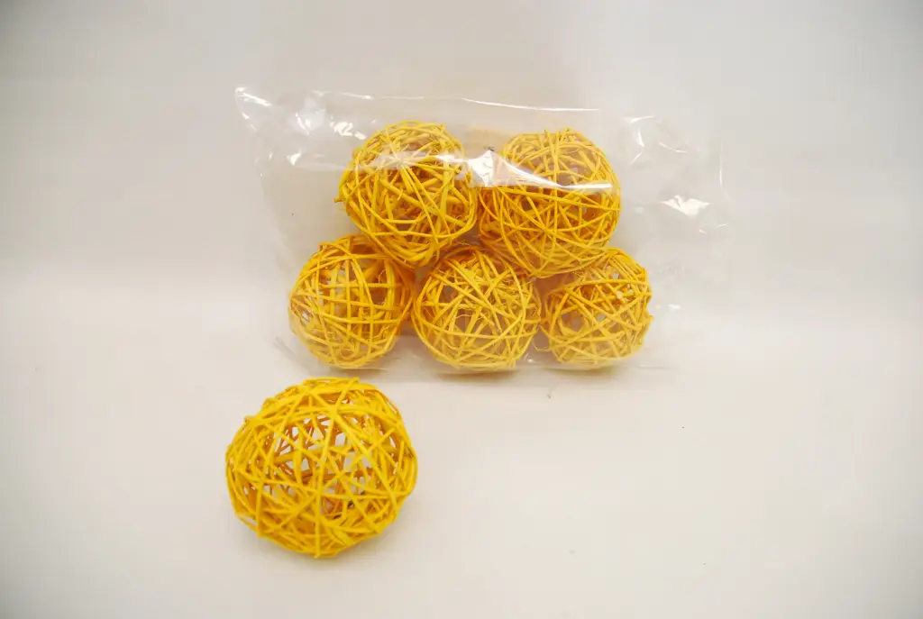 Kerapall 8cm kollane