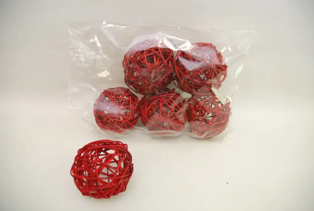 Kerapall 8cm punane
