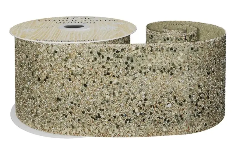 Dekoratiivpael traadiga 'Glitter' 63cm*10m 