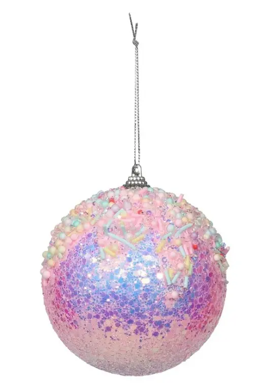 Kuuseehe jõulukuul Iridescent 10cm