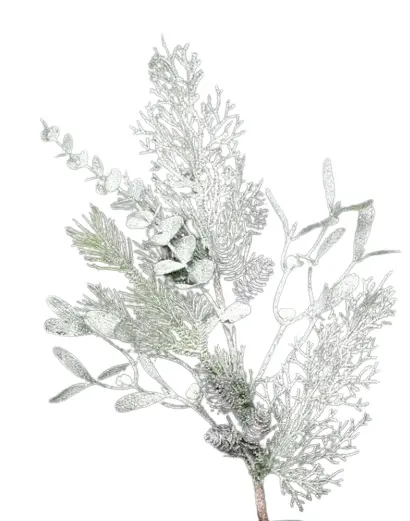 Kuusetipp Glitter Snowflake 32cm
