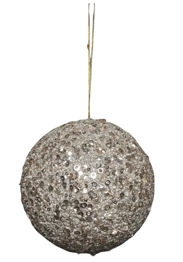 Kuuseehe jõulukuul Champagne Glitter 20cm