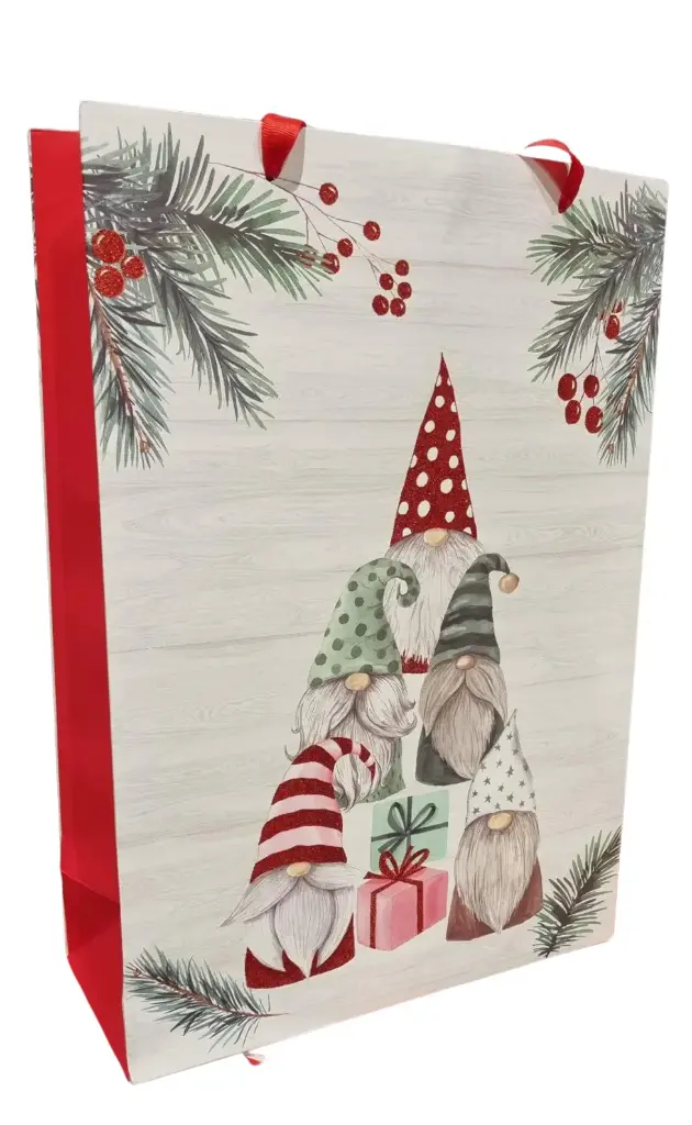 Kinkekott päkapikud 12x30x42cm