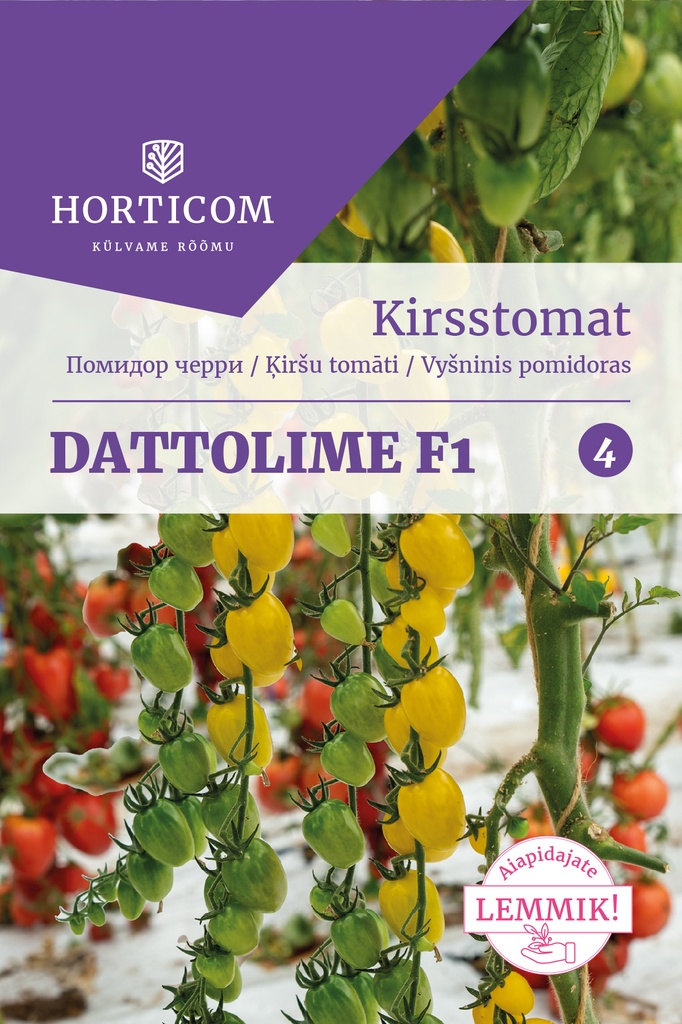 Kirsstomat Dattolime F1 (kollane) 5s