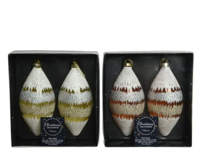 Klaaskuul triibud h14cm valik 1pk