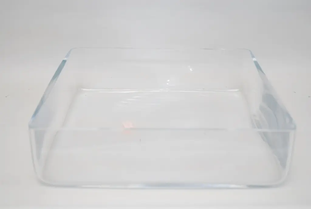 Klaaspott ruut 30*30*8cm