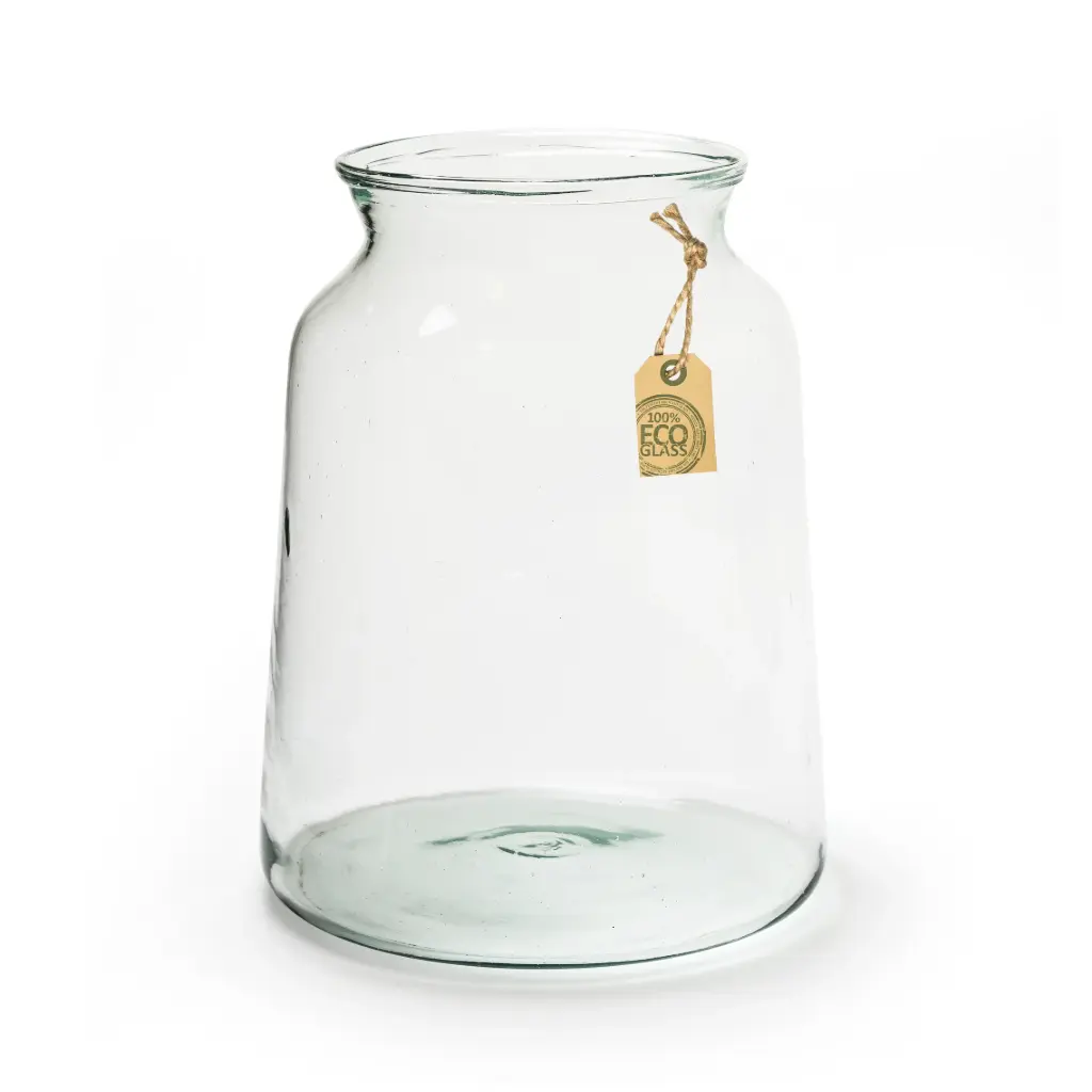 Klaasvaas "ECO EDDY" 35*24/16cm