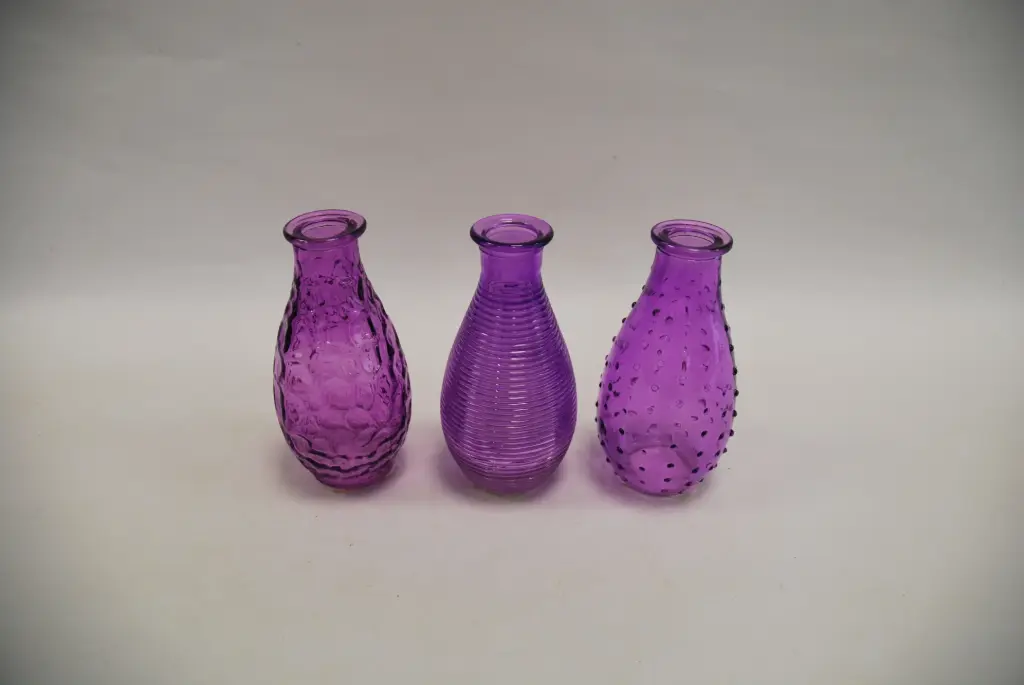 Klaasvaas DECOR 14cm lilla