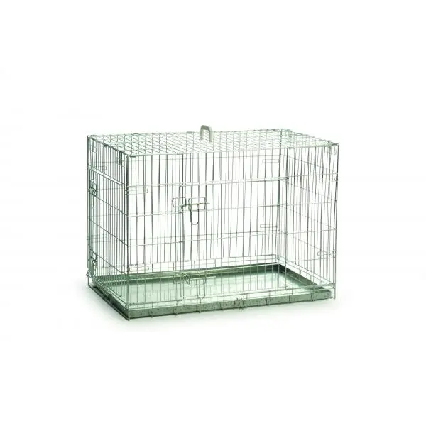 Koera puur tsingitud 2-uksega 78x55x61cm