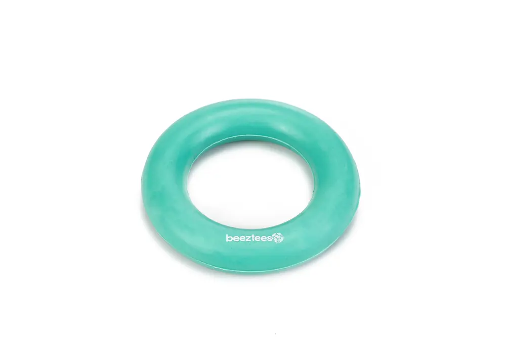 Koeralelu kummirõngas roheline 9cm
