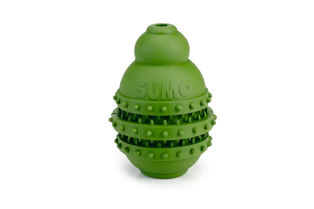 Koeralelu sumopall hammastele 12cm rohel