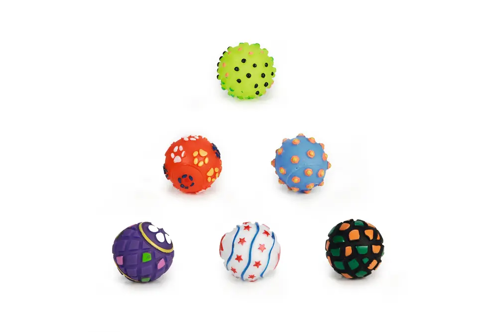 Koeralelu vinüülpall 5cm valik