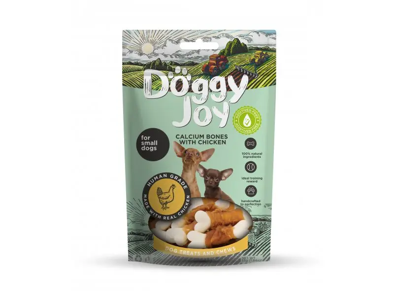 Koeramaius Doggy Joy kaltsiumipulgad kana 55g